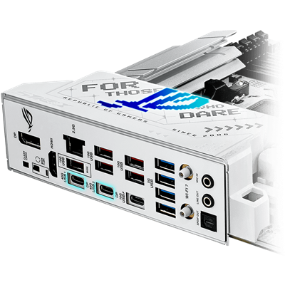 Das Strix X870-A verfügt über zwei USB4® PORTS