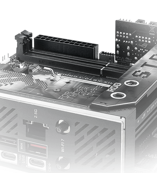 Mit dem Strix X870-I kannst du den Speicher auf bis zu 8600+ MT/s übertakten.